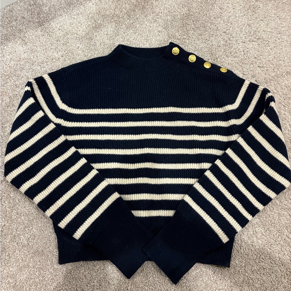 Rag & Bone Navy Stripe Sweater
